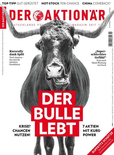 Der Aktionar – 10 Juni 2022 Cover