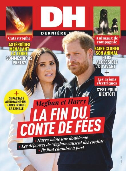 Derniere Heure – 15 juillet 2022 Cover