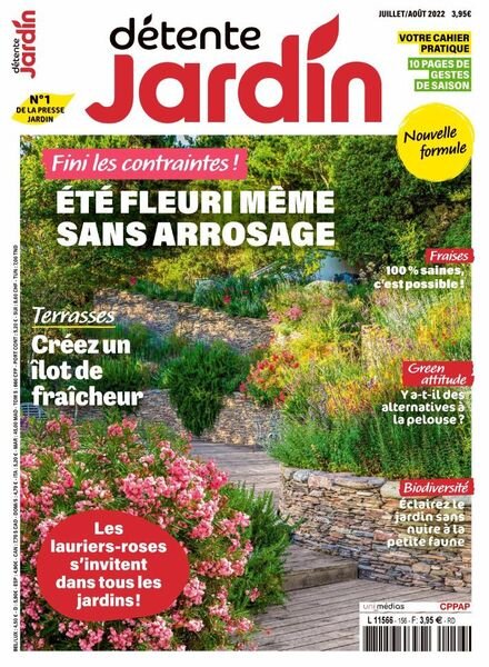 Detente Jardin – Juillet-Aout 2022 Cover