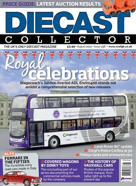 Diecast Collector – Issue 298 – August 2022 Cover