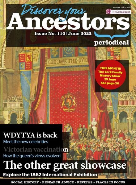 Discover Your Ancestors – June 2022 Cover