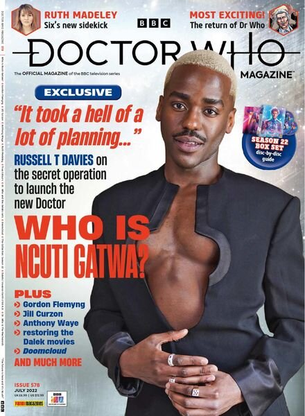 Doctor Who Magazine – Issue 578 – July 2022 Cover