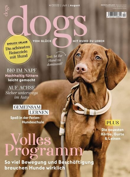 Dogs – Juli 2022 Cover