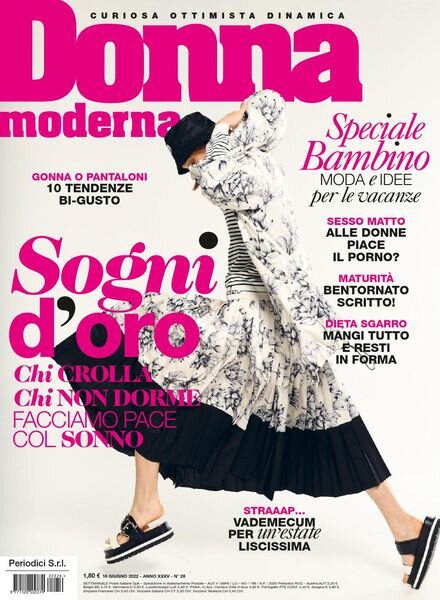 Donna Moderna – 16 Giugno 2022 Cover