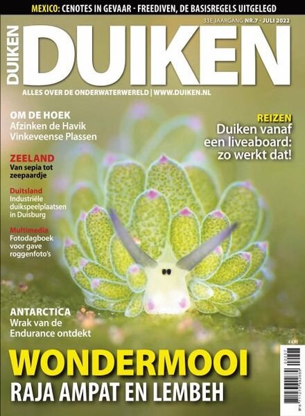 Duiken – juli 2022 Cover