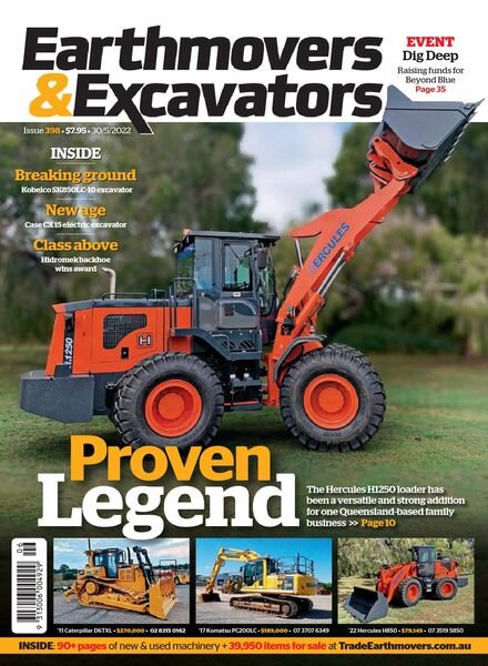 Earthmovers & Excavators – May 2022 Cover