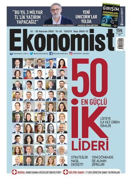 Ekonomist – 11 Haziran 2022 Cover