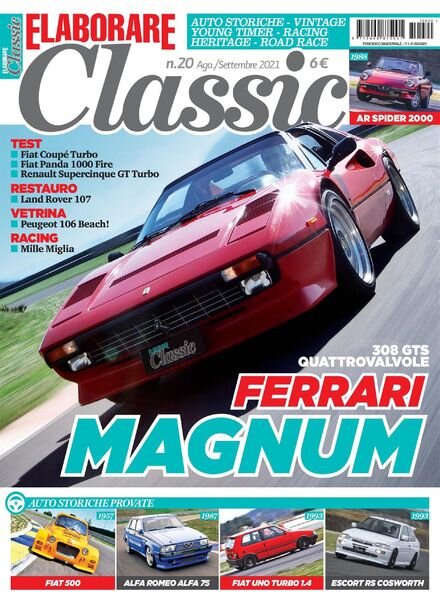 Elaborare Classic – Agosto-Settembre 2021 Cover