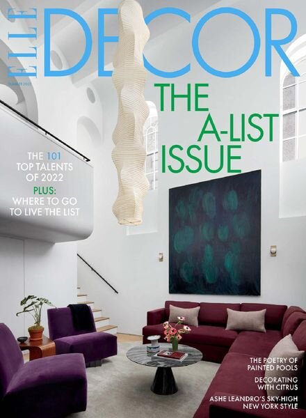 Elle Decor USA – Summer 2022 Cover