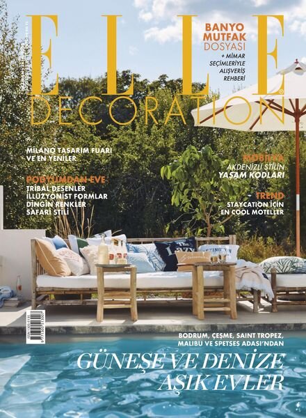 Elle Decoration Turkey – Haziran 2022 Cover