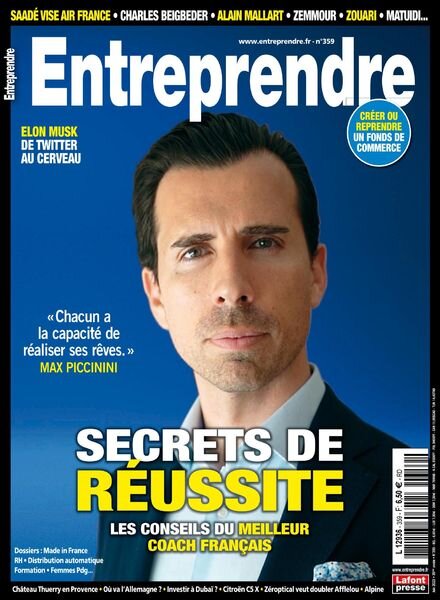 Entreprendre – Juin 2022 Cover