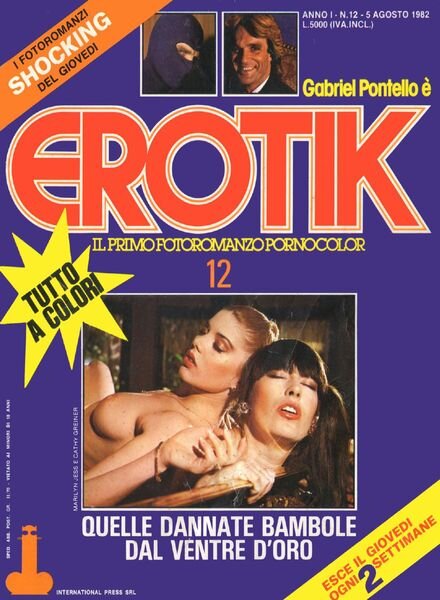 Erotik – n. 12 August 1982 Cover