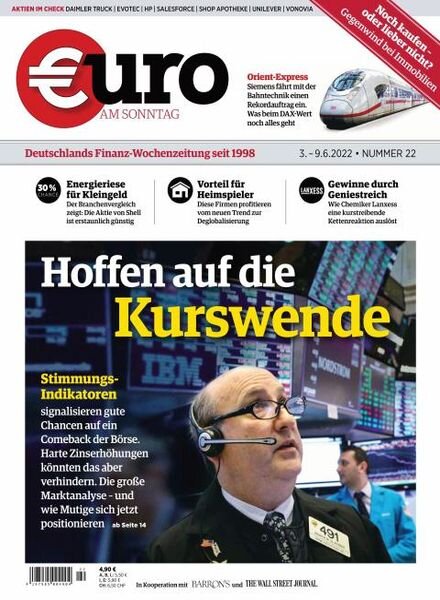 Euro am Sonntag – 03 Juni 2022 Cover