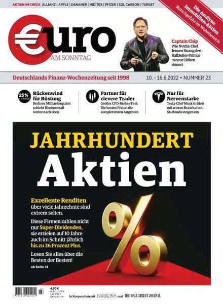 Euro am Sonntag – 10 Juni 2022 Cover