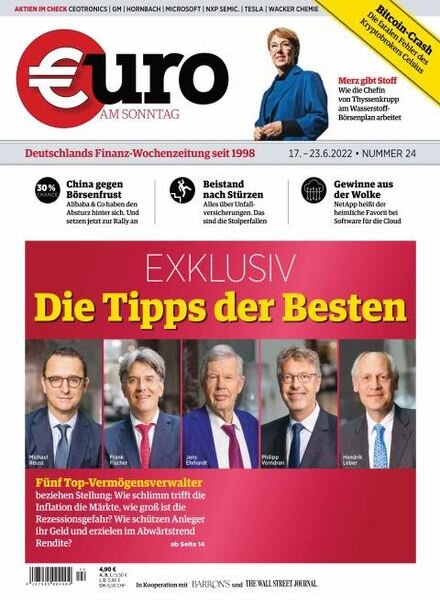 Euro am Sonntag – 17 Juni 2022 Cover