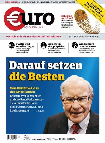 Euro am Sonntag – 20 Mai 2022 Cover
