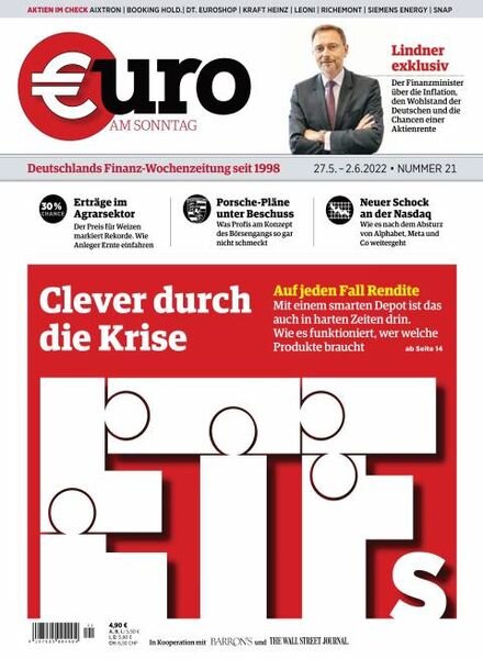 Euro am Sonntag – 27 Mai 2022 Cover