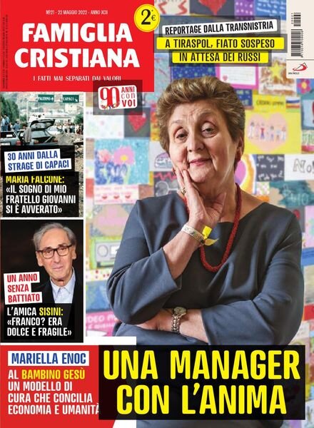 Famiglia Cristiana – 22 Maggio 2022 Cover