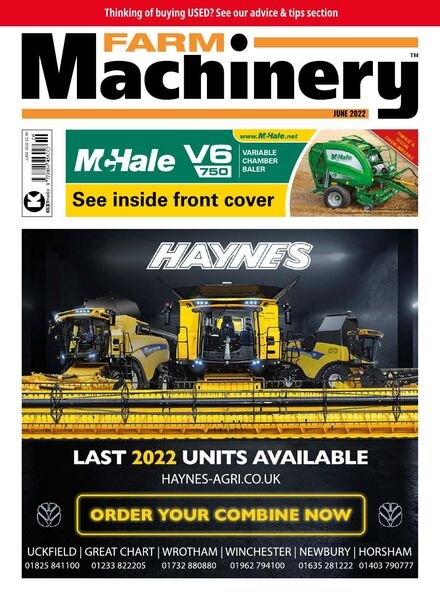 Farm Machinery – June 2022 Cover