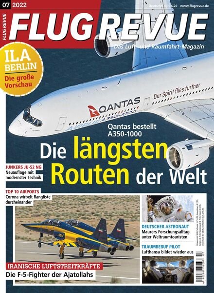 Flug Revue – Juli 2022 Cover