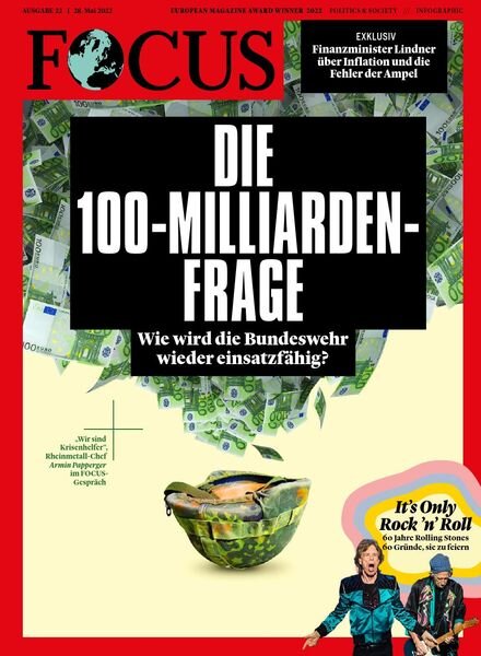 FOCUS – 28 Mai 2022 Cover