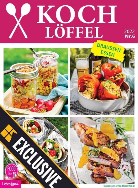 FOODkiss Liebes Land KOCHLoFFEL – 04 Juni 2022 Cover
