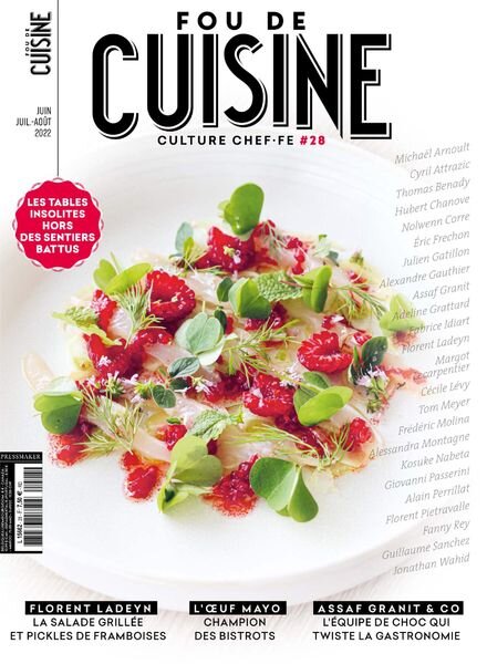 Fou de Cuisine – Juin-Aout 2022 Cover