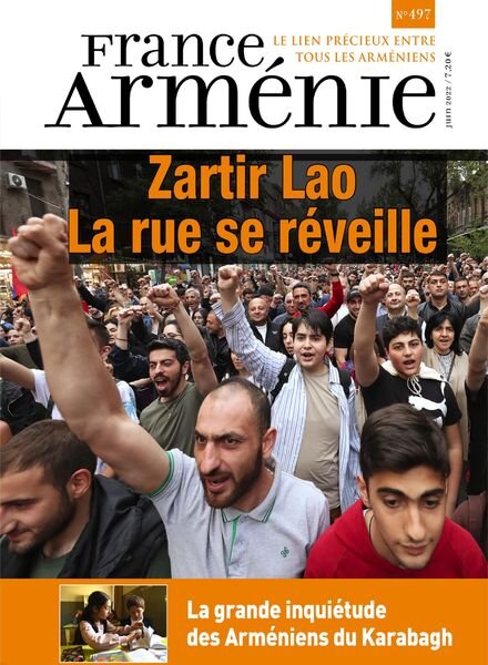 France Armenie – Juin 2022 Cover