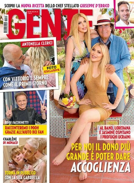 Gente Italia – 11 giugno 2022 Cover