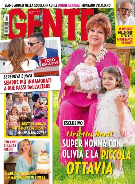 Gente Italia – 28 maggio 2022 Cover