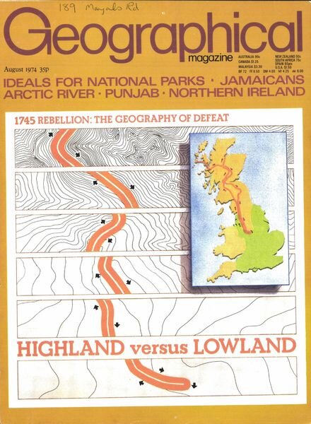 Geographical – August 1974 Cover