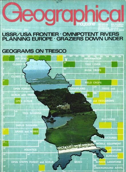 Geographical – November 1971 Cover