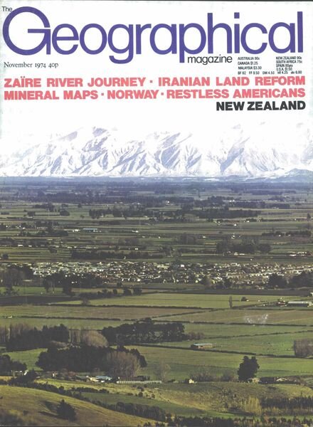 Geographical – November 1974 Cover