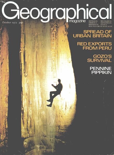 Geographical – October 1972 Cover