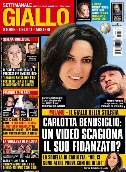 Giallo – 25 Maggio 2022 Cover