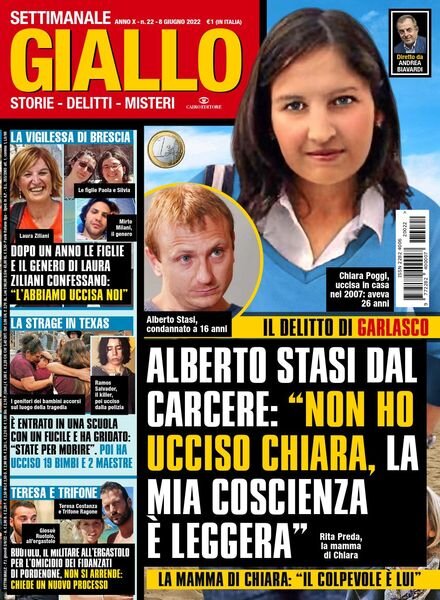 Giallo – 8 Giugno 2022 Cover
