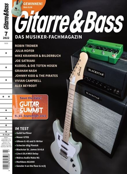 Gitarre & Bass – Juli 2022 Cover