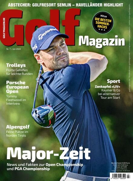 Golf Magazin – Juli 2022 Cover