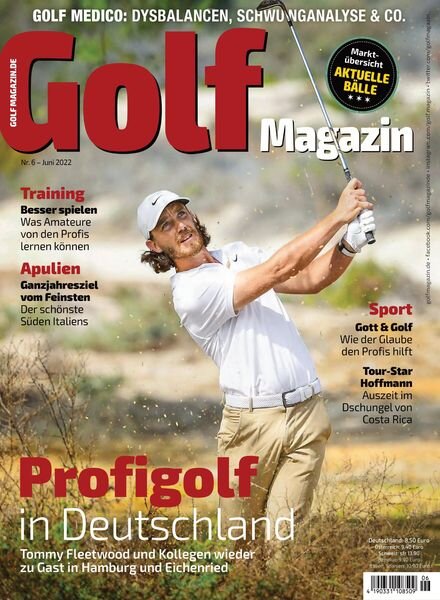 Golf Magazin – Juni 2022 Cover