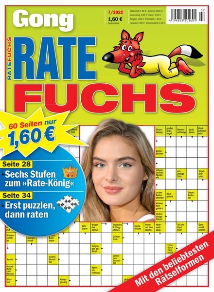 Gong Ratefuchs – Juli 2022 Cover