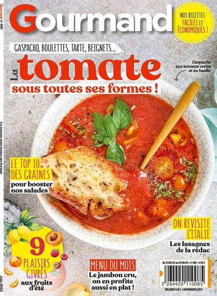 Gourmand – 31 Mai 2022 Cover