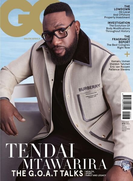 GQ South Africa – July 2022 Cover