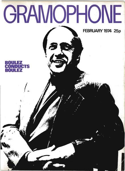 Gramophone – February 1974 Cover