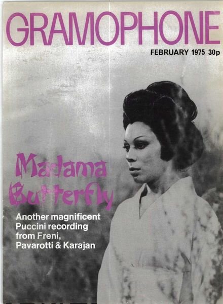 Gramophone – February 1975 Cover