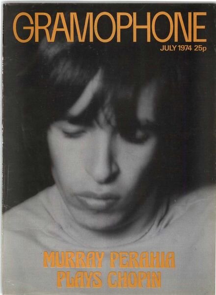Gramophone – July 1974 Cover