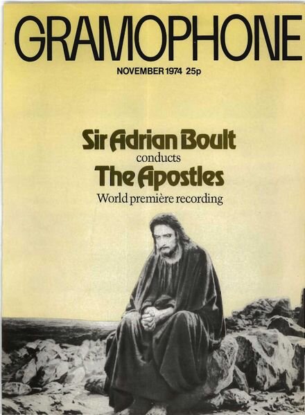 Gramophone – November 1974 Cover