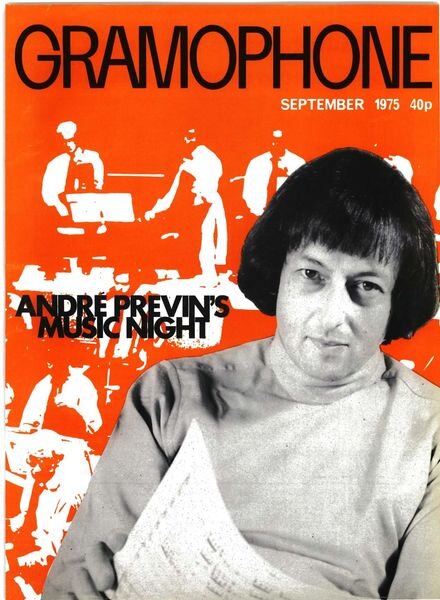 Gramophone – September 1975 Cover