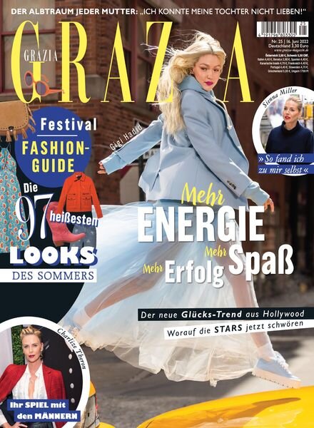 Grazia Germany – 16 Juni 2022 Cover