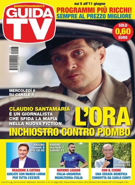 GuidaTV – 31 maggio 2022 Cover