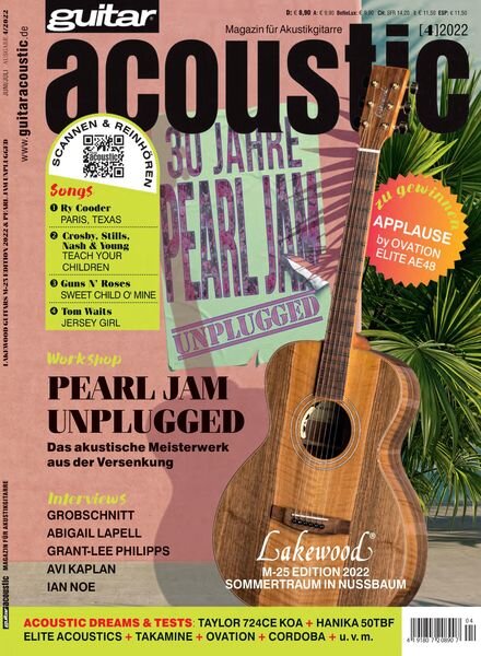 Guitar Acoustic – Juni 2022 Cover